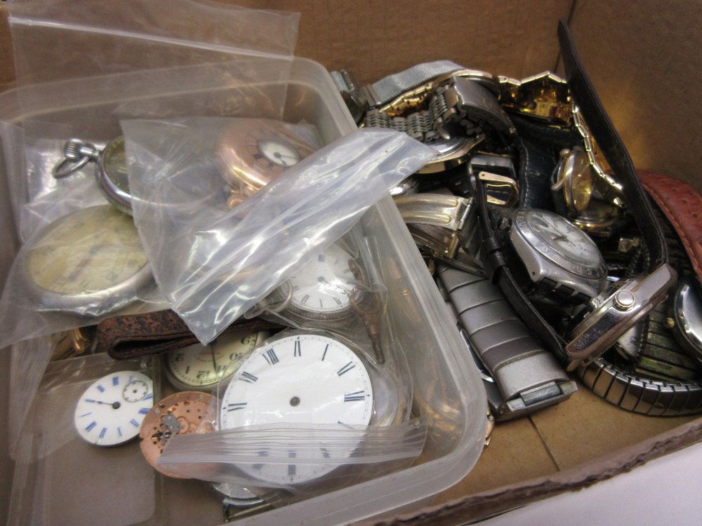 Gold plated half hunter pocket watch together with a (1 of 1)