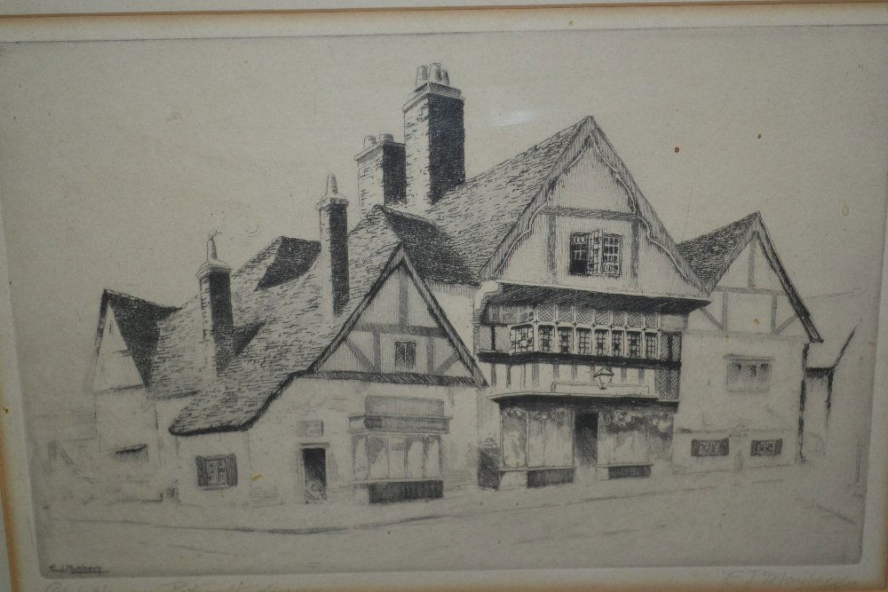 E.J. Maybery, pair of artist signed etchings, Petworth (1 of 1)