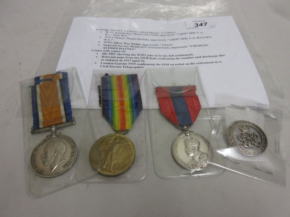 World War I medal group consisting of British War (1 of 1)