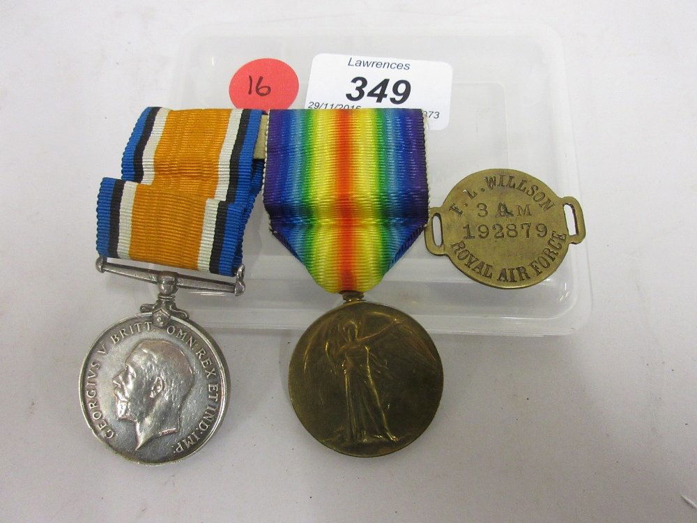 World War I medal group of two including victory and (1 of 1)