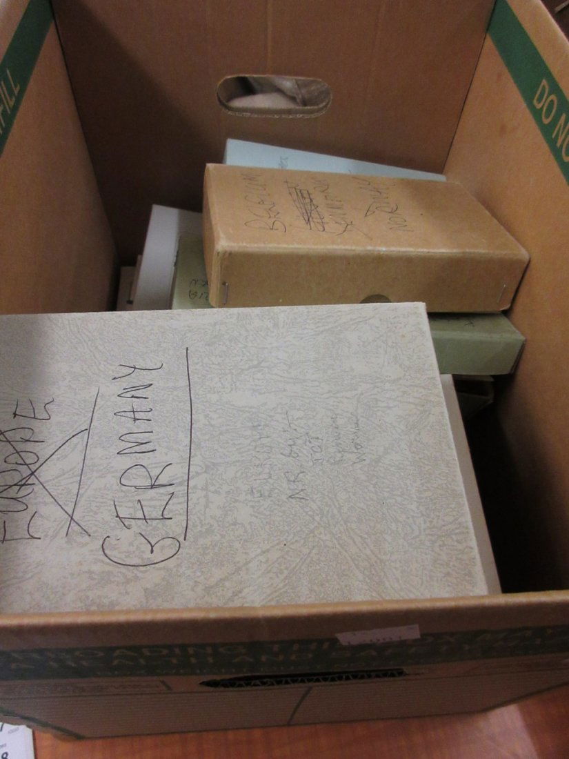 Box containing a collection of various Europe and World (1 of 1)