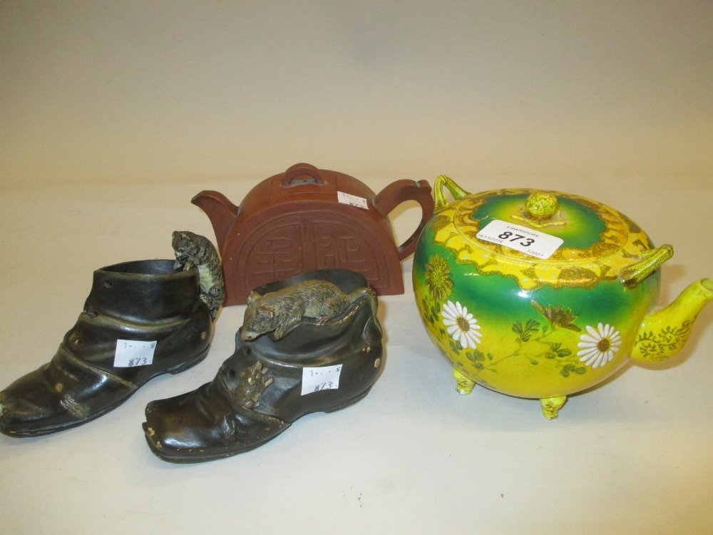 Pair of 19th Century terracotta vases in the form of (1 of 1)