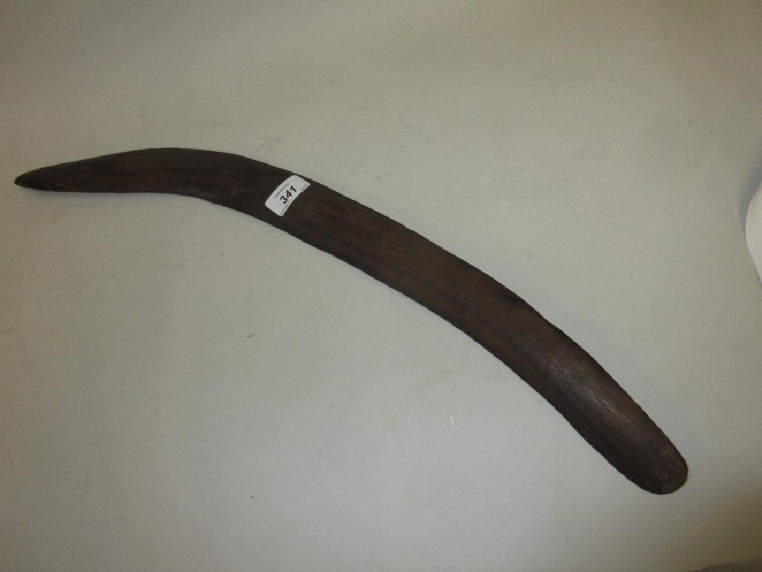 Aboriginal wooden boomerang: Aboriginal wooden boomerang