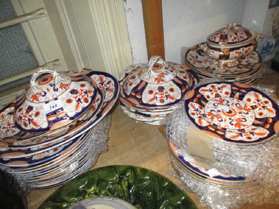 19th Century / Ashworth, Imari pattern dinner service (1 of 1)