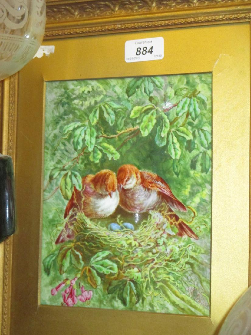 19th Century English porcelain plaque (Coalport ?), (1 of 1)