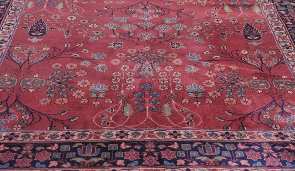 9' x 11'6" Sarouk rug - 2