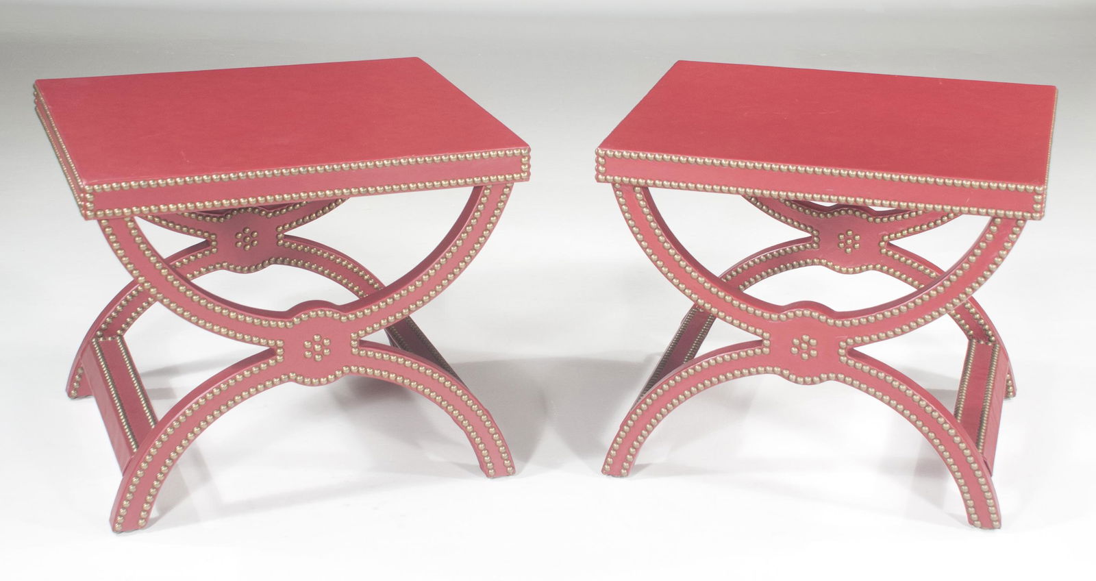 Pair of rectangular side tables (1 of 5)