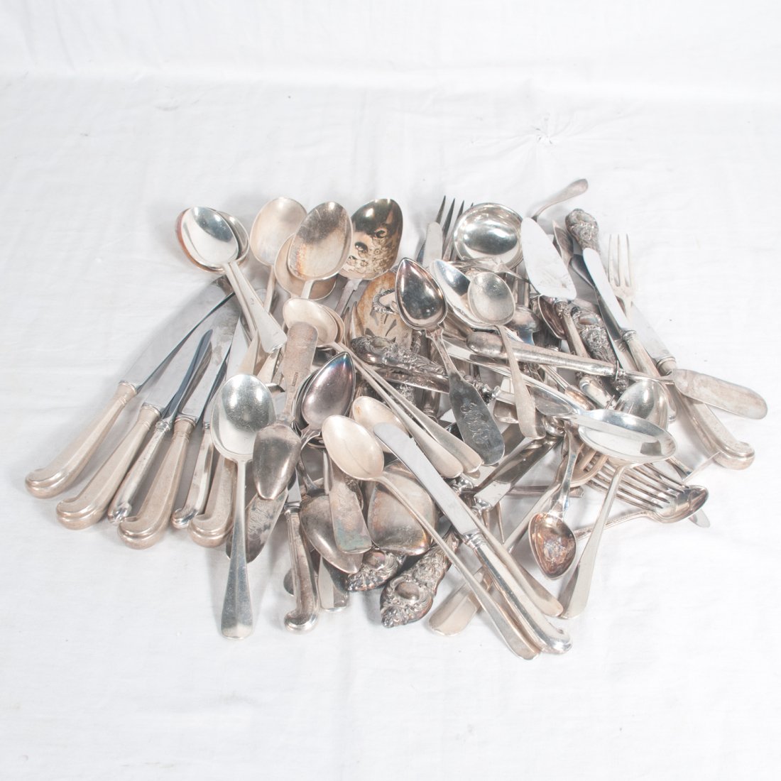 Group of miscellaneous sterling silver flatware (1 of 1)