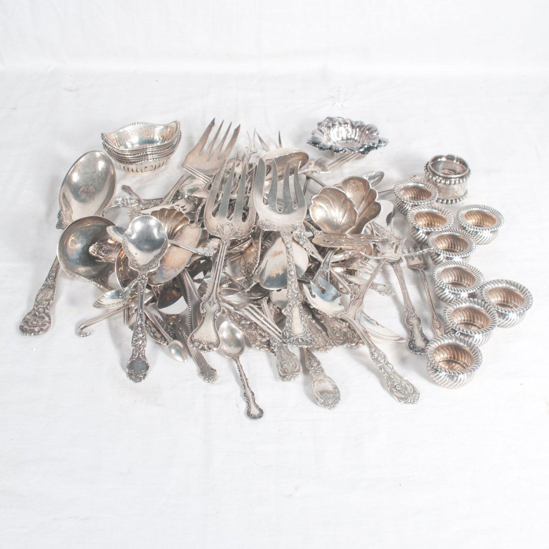 Group of miscellaneous sterling silver flatware (1 of 1)