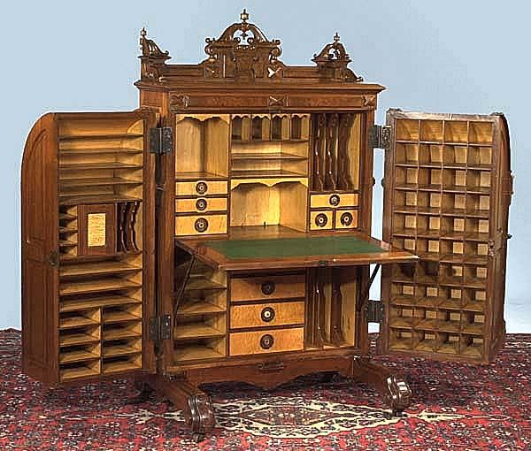 207 Rare American Walnut Wells Fargo Desk Made By The May 07