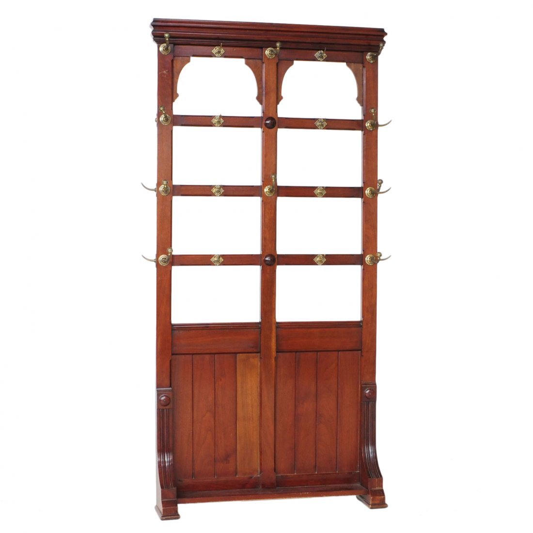 English mahogany hall tree (1 of 4)