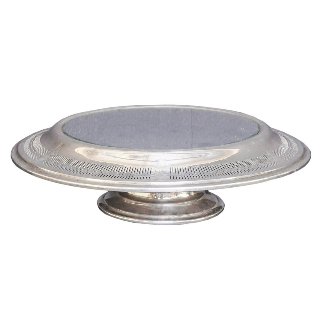 Sterling silver footed plateau (1 of 4)