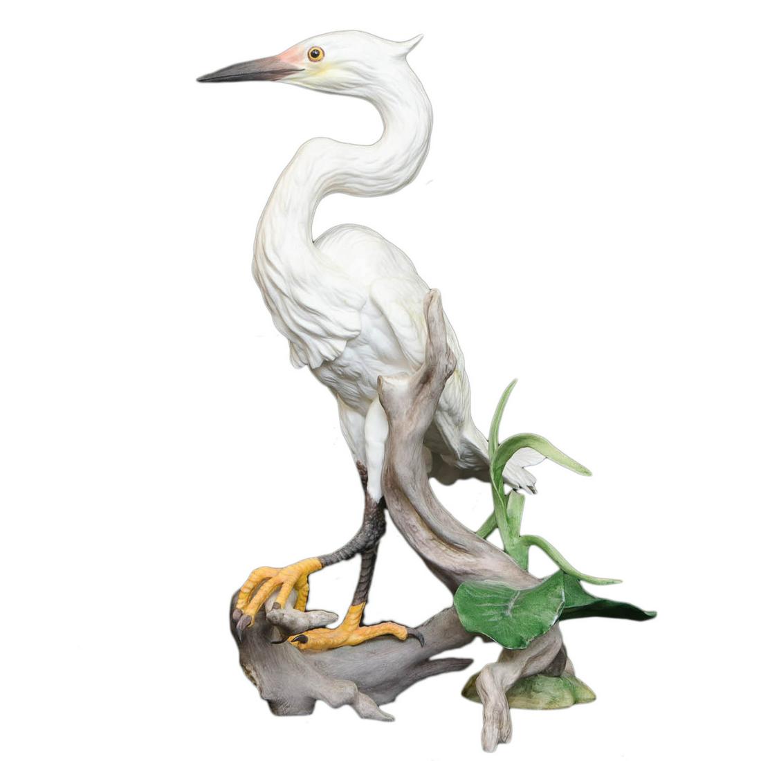 Boehm porcelain Snowy Egret (1 of 5)