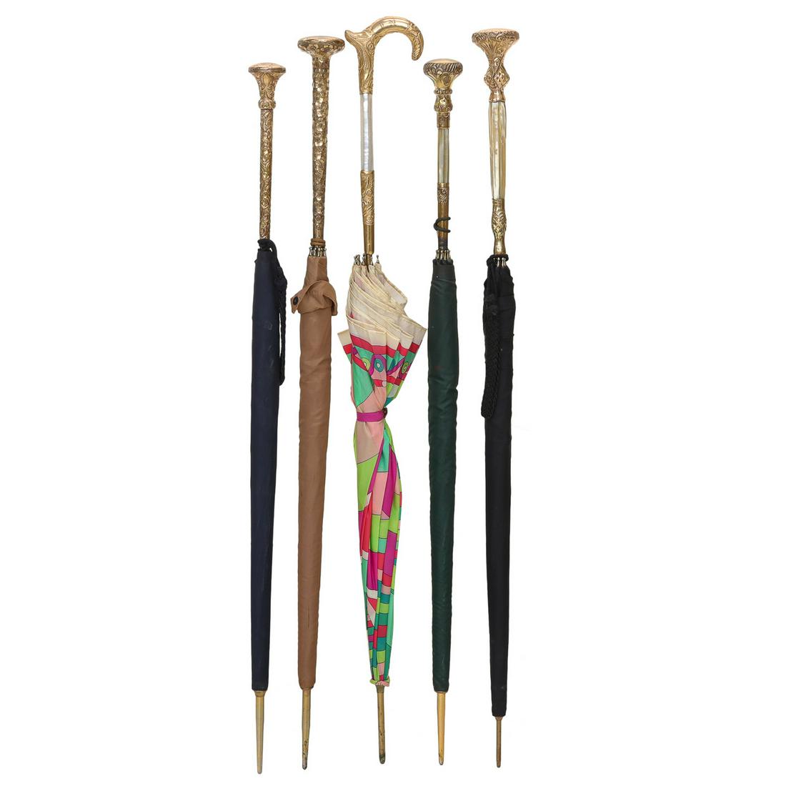 Vintage Umbrellas, Set of 5 (1 of 4)