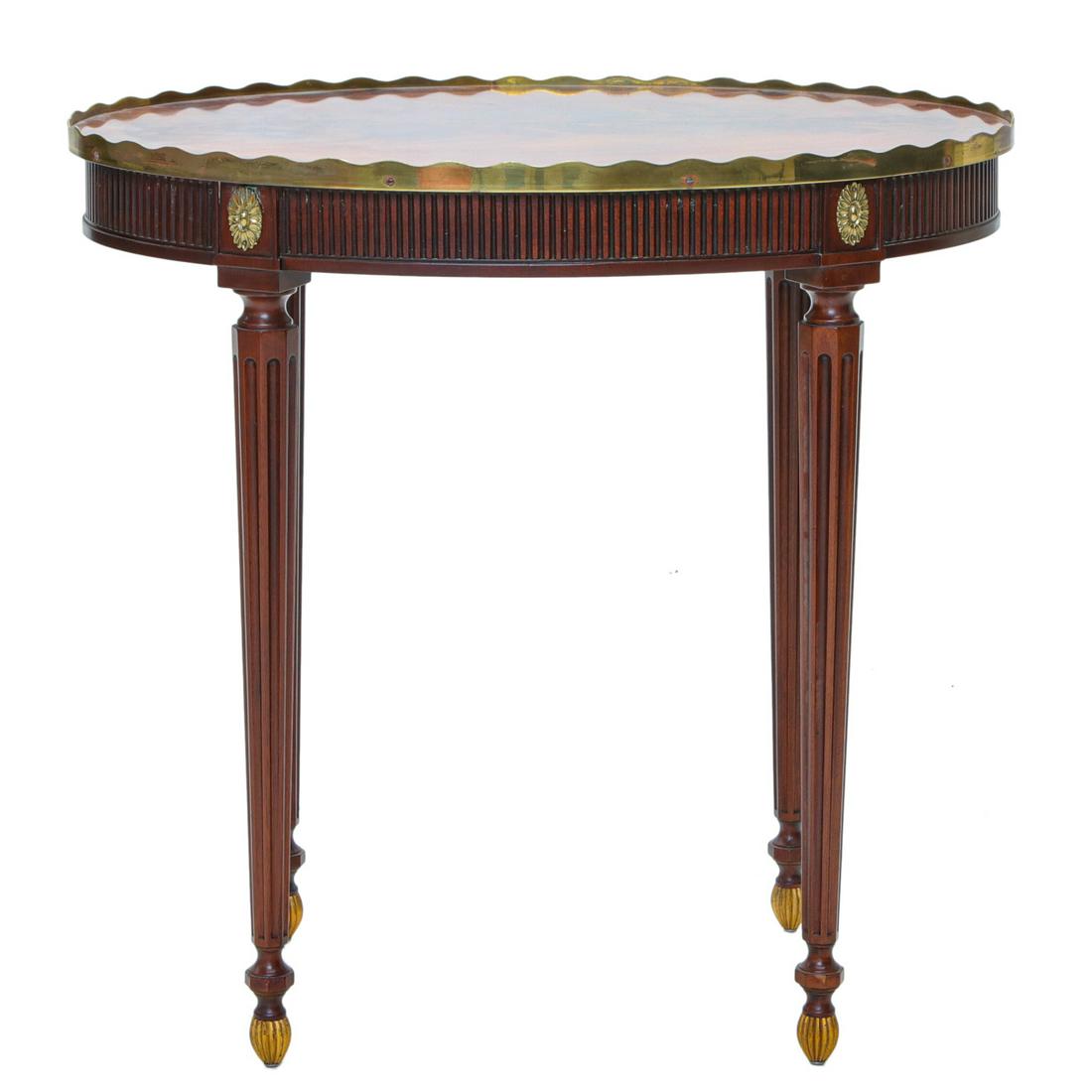 Baker Mahogany Oval Table (1 of 5)