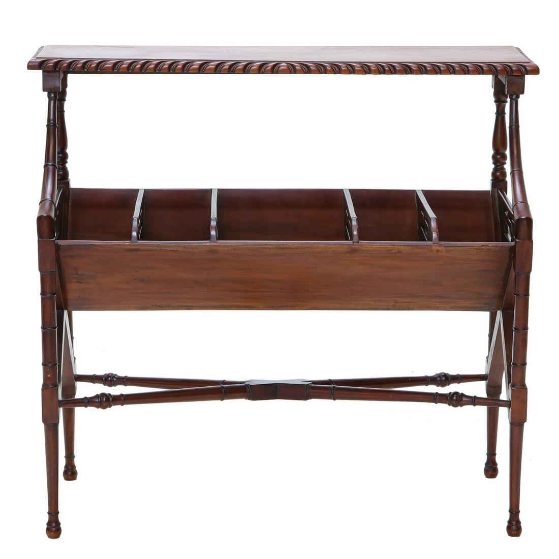 Mahogany Open Book Rack (1 of 3)