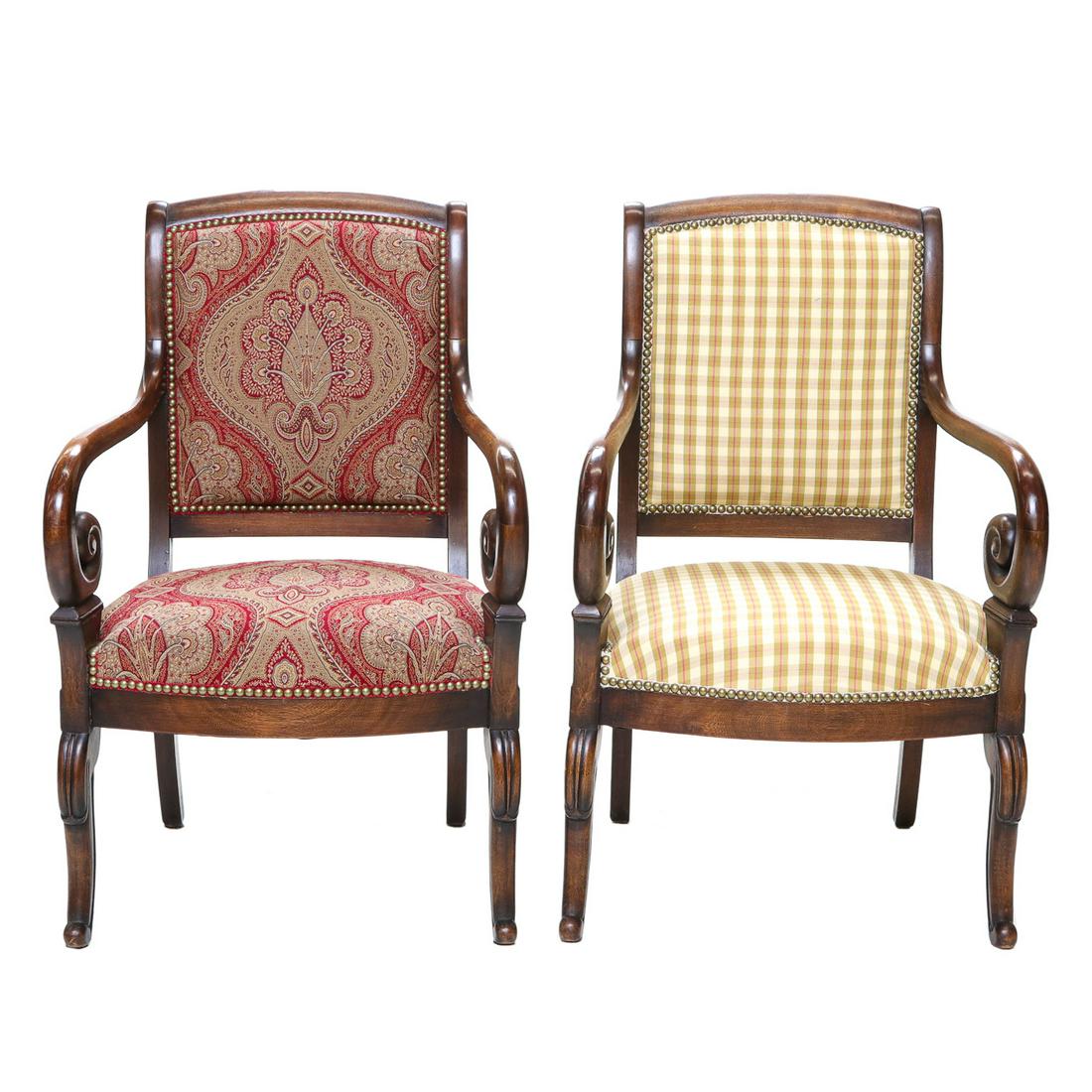 19th C. Louis Philippe Armchairs (1 of 6)