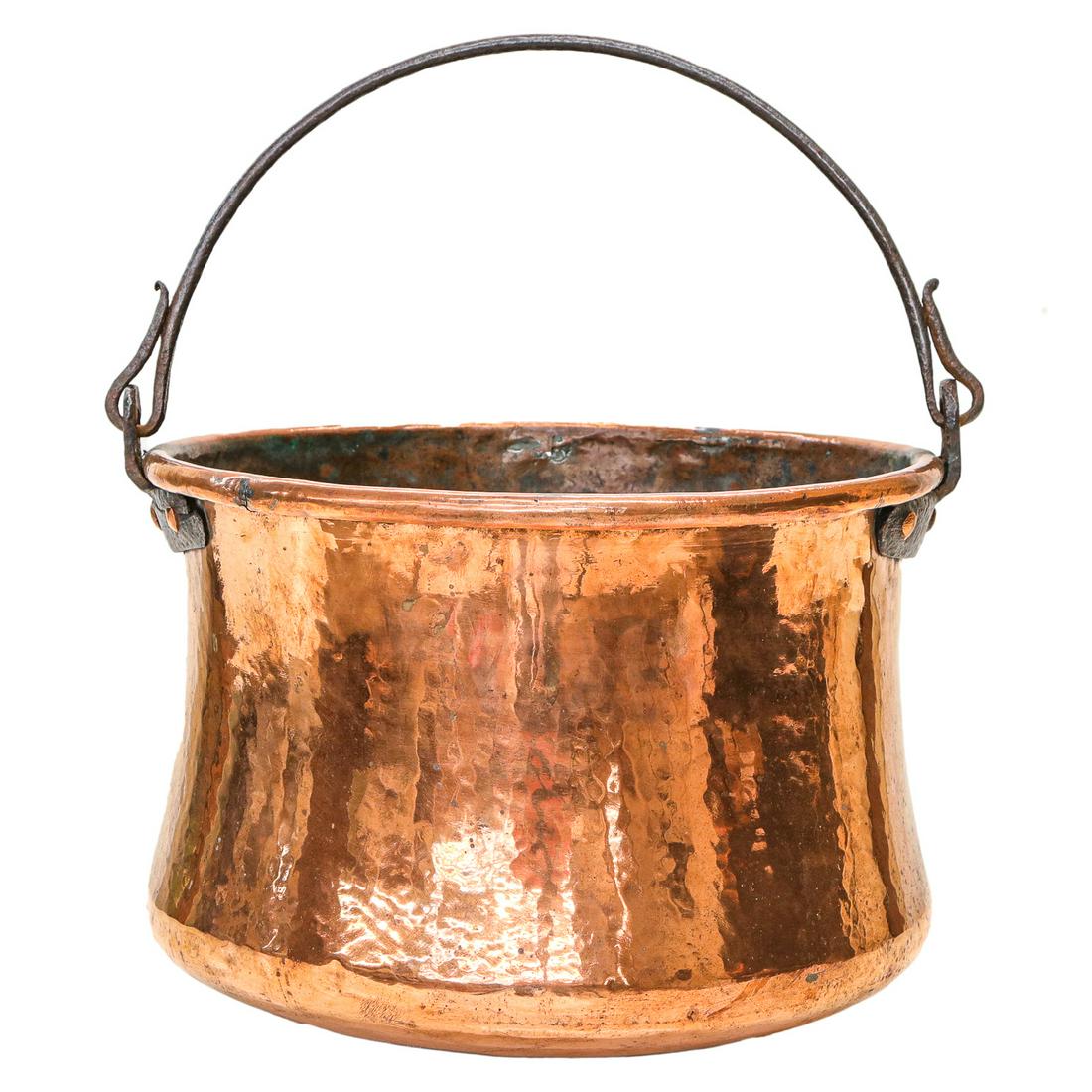 19th C. Copper Cooking Pot (1 of 3)