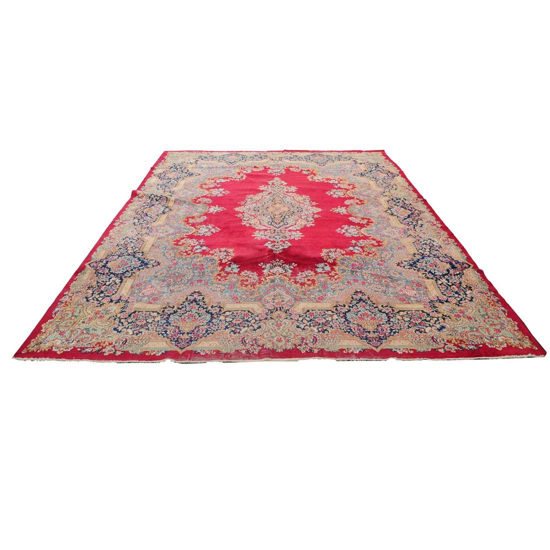 Kerman Rug, 11'6" x 17': Kerman Rug, 11'6" x 17'