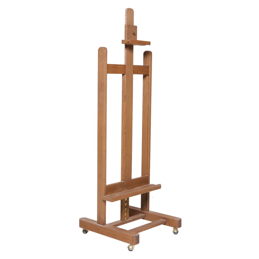 French-Made Professional Style Oak Painting Easel (1 of 4)