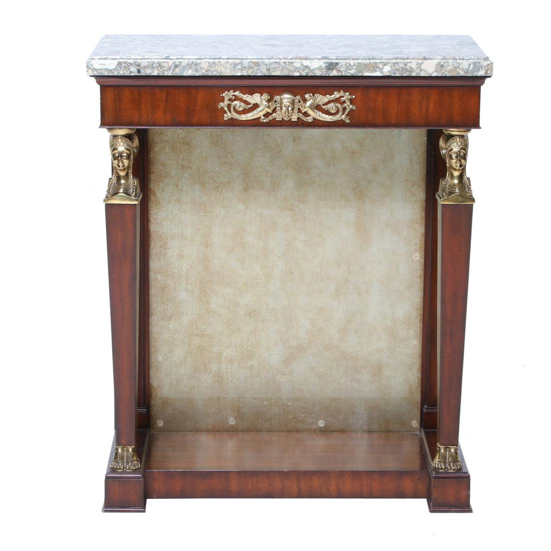 Maitland Smith Empire Style Mahogany Console Table (1 of 6)