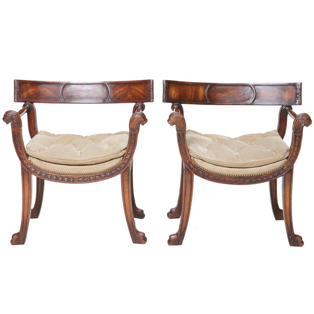 Althorp by Theodore Alexander Mahogany Armchairs (1 of 9)