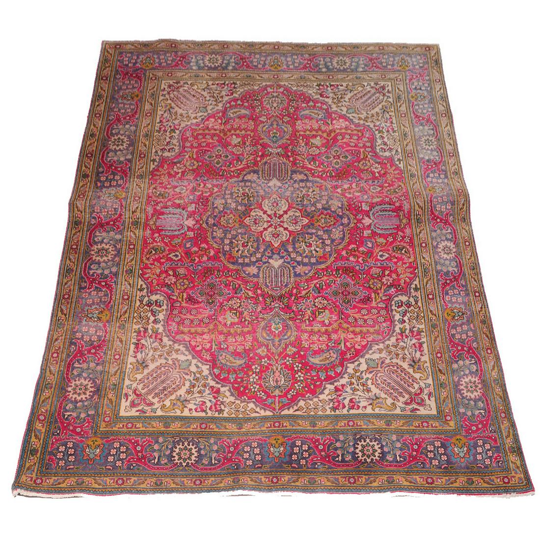 Tabriz Rug, 6'10" x 9'2" (1 of 2)