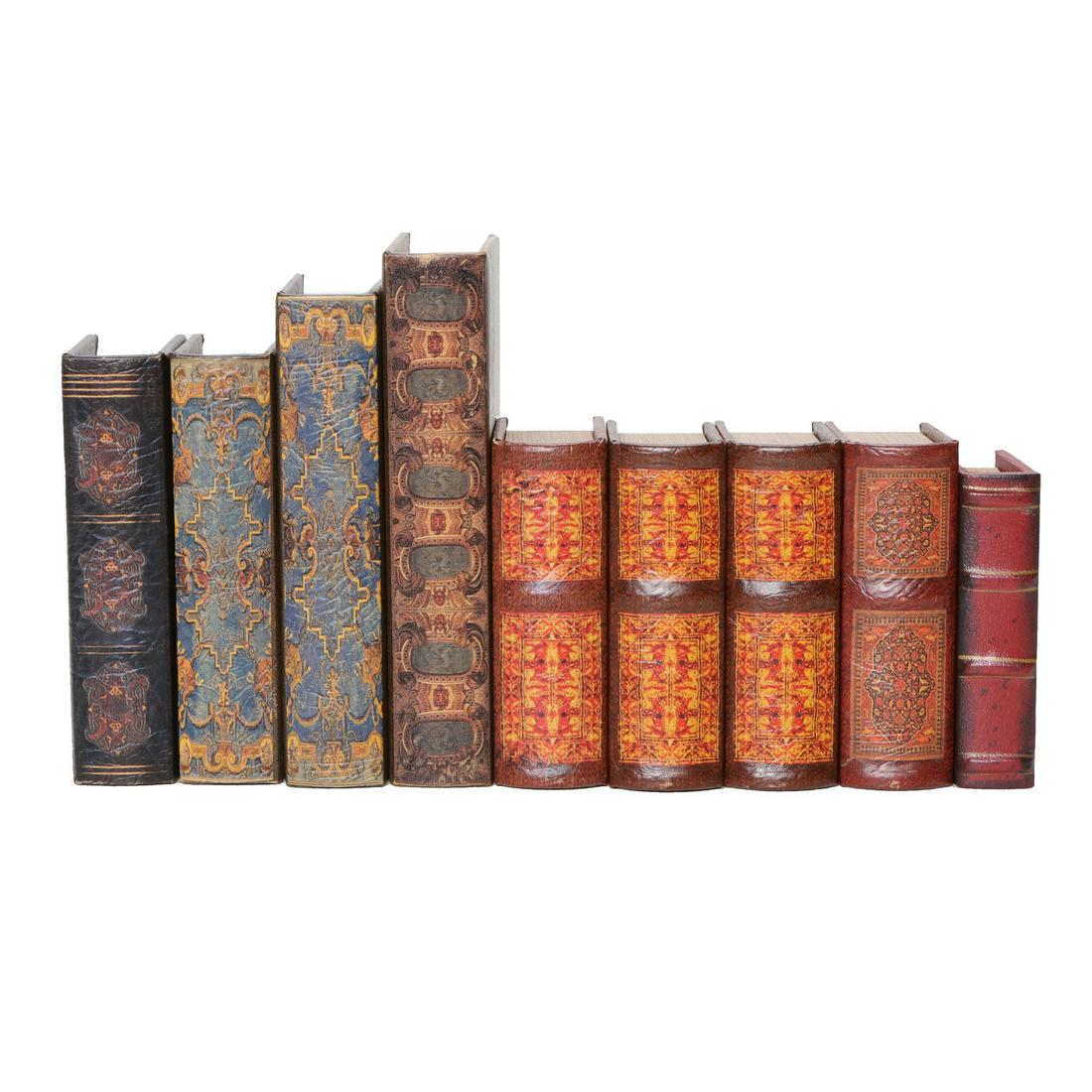 Florentine Style Embossed Faux Book Boxes (1 of 5)