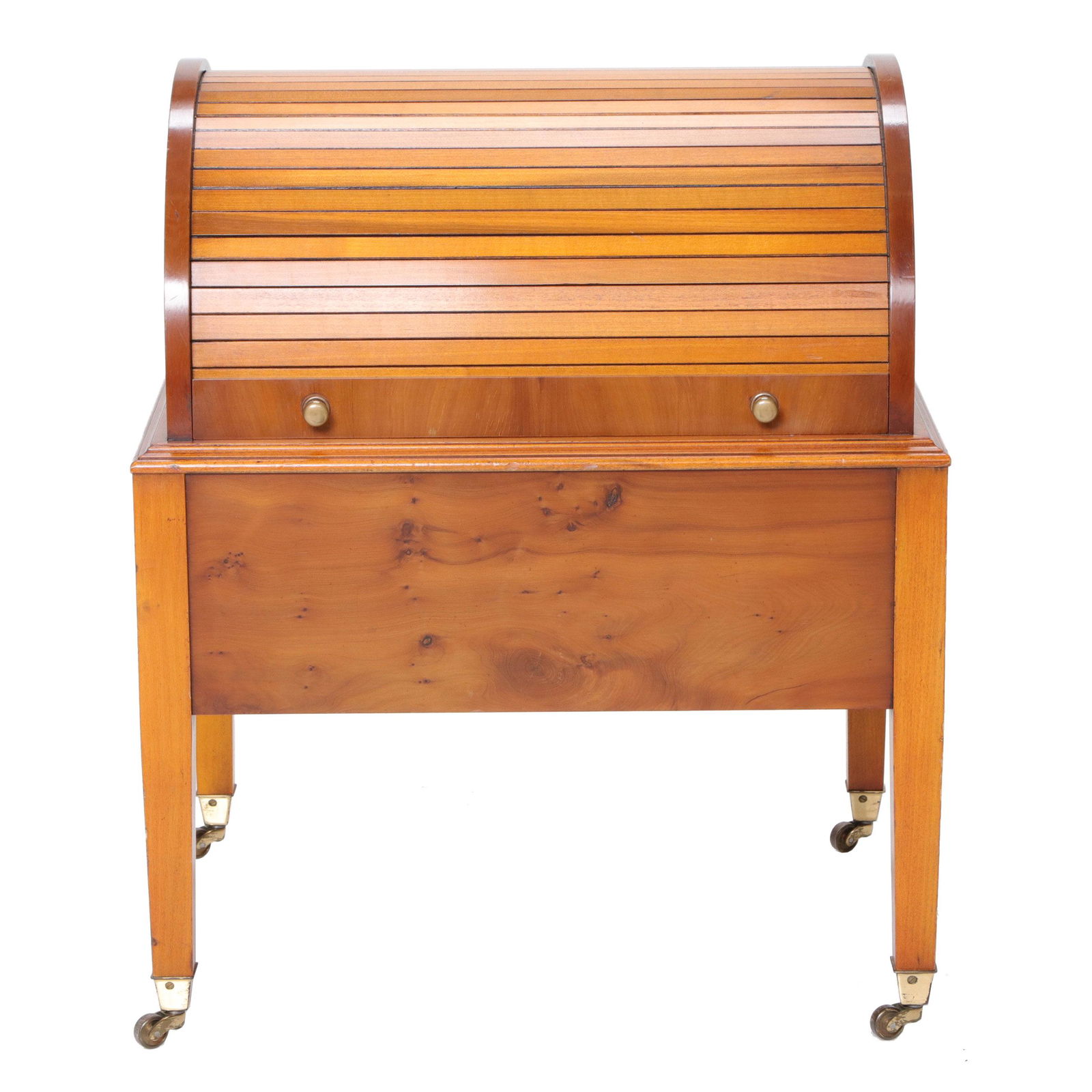 Bevan Funnell Bench Made in England Yew Wood Dome Top Bar Cabinet (1 of 7)