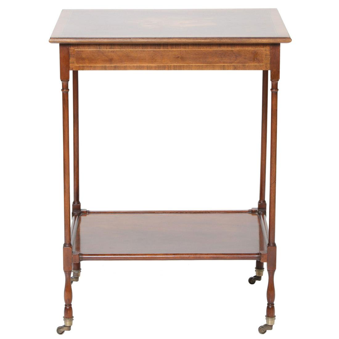 Baker Mahogany Two Tier Side Table (1 of 5)