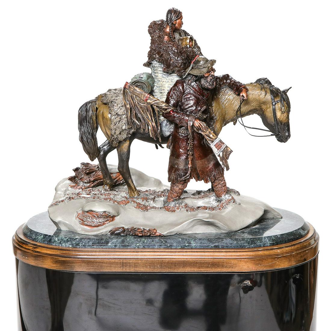 David Lemon "Mountain Family" Bronze Sculpture (1 of 10)