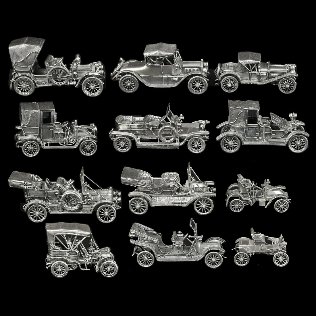 The Franklin Mint's First Silver Miniatures, "The Great Vintage Cars" (1 of 9)