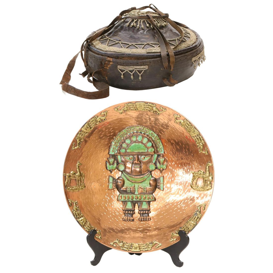 Leather Box and Copper Platter (1 of 7)