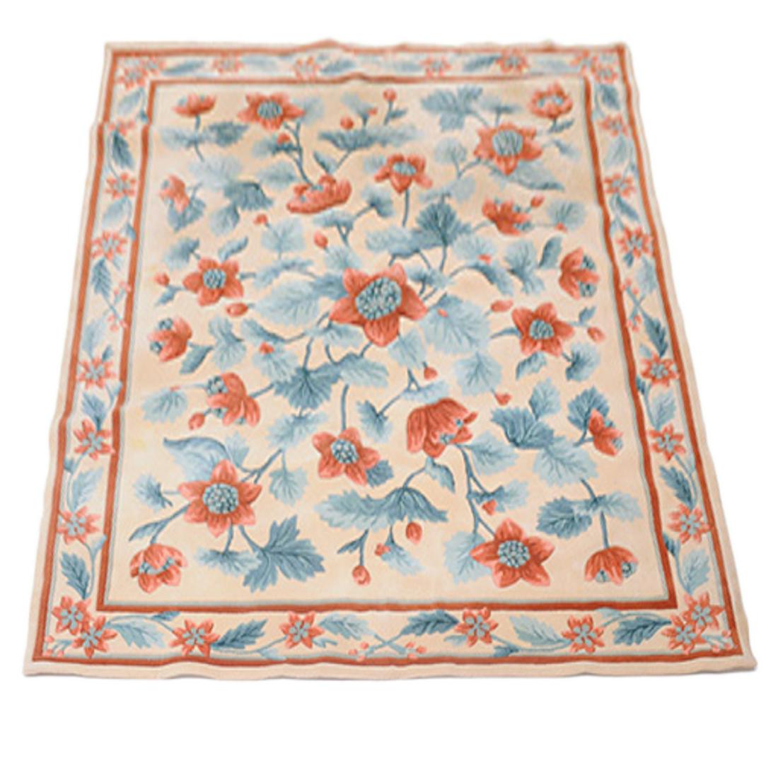 Edward Fields, Sculpted Chinese Rug, 8' x 10'. 100% Virgin Wool Face: Edward Fields, Sculpted Chinese Rug, 8' x 10'. 100% Virgin Wool Face