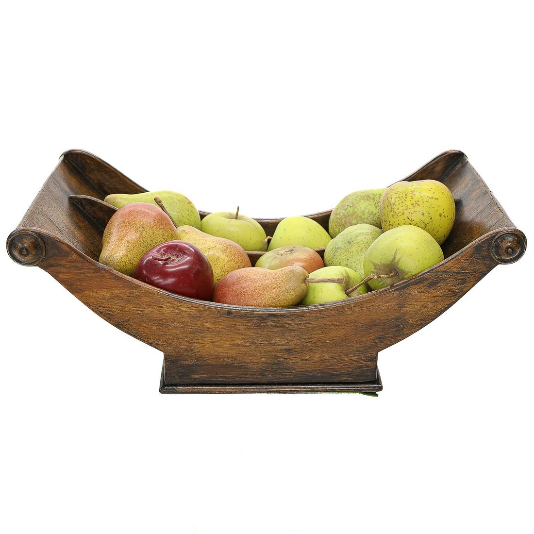 Antique English Walnut Cheese Coaster, C. 1910-1920 (1 of 6)