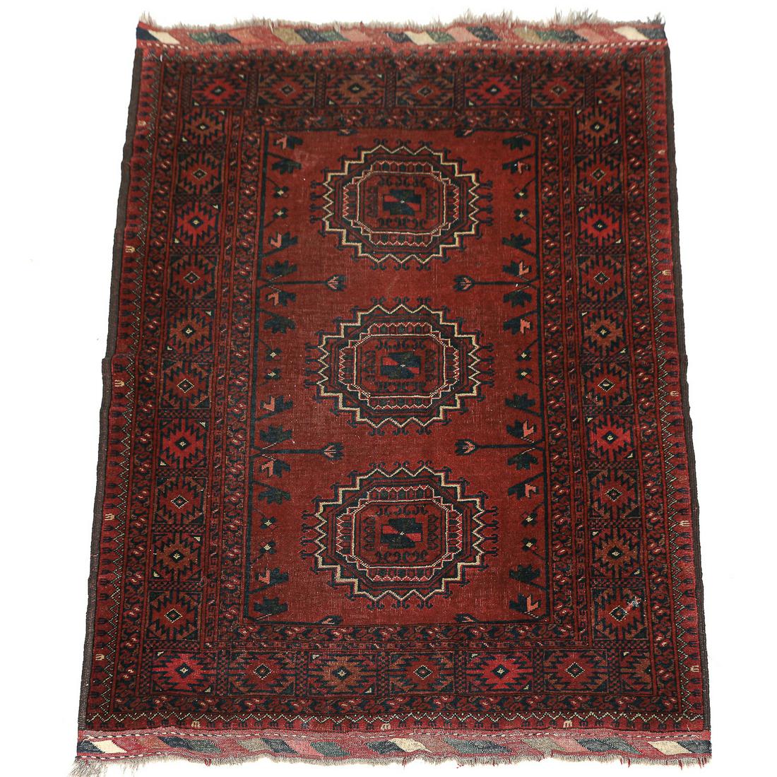 Afghan Rug, 3’5" x 5’1" (1 of 3)