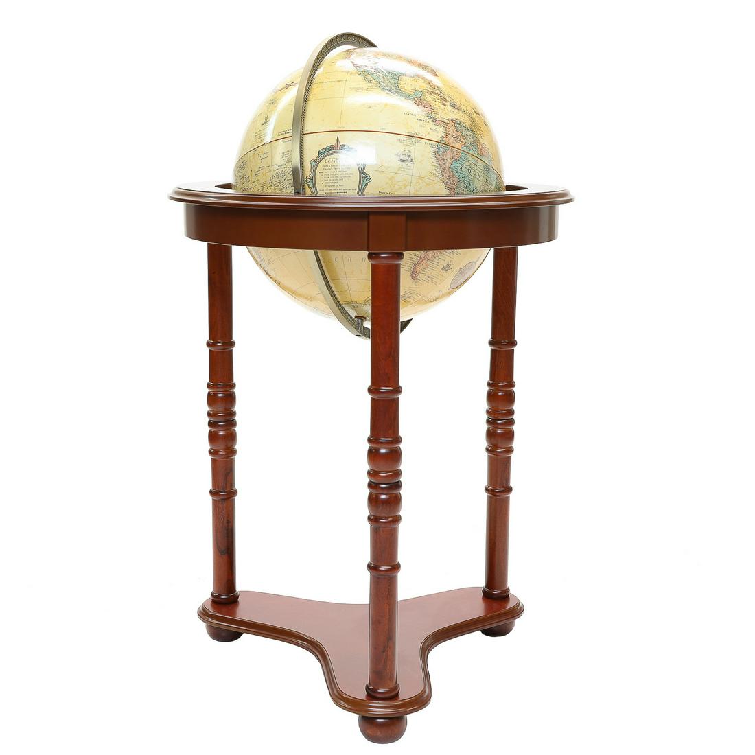 Vintage Replogle Mahogany Floor Globe on Stand, World Classic Series (1 of 6)