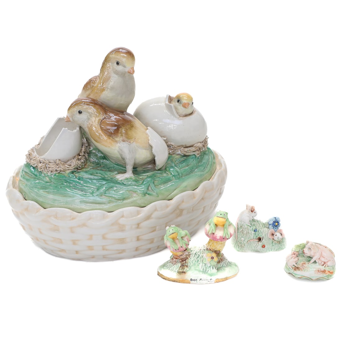 Vintage Grouping of Porcelain, Four Pieces (1 of 10)