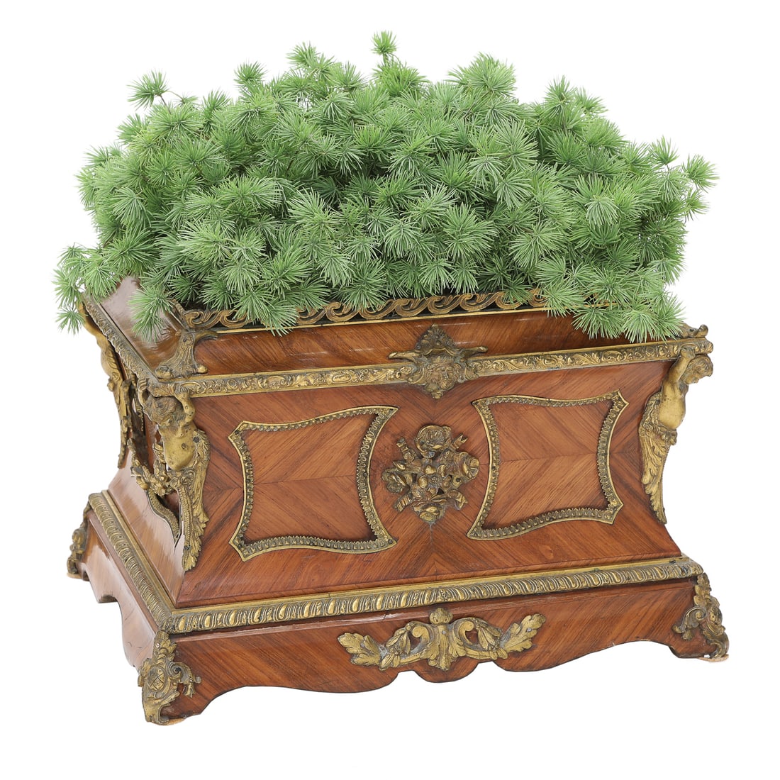 19th C. French Napoleon III Style Bronze Mounted Kingswood Jardiniere (1 of 7)