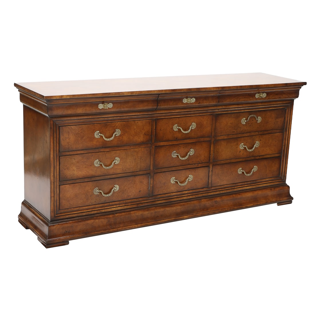Henredon, Charles X Collection, (Discontinued) Pollard Oak Triple Dresser (1 of 11)