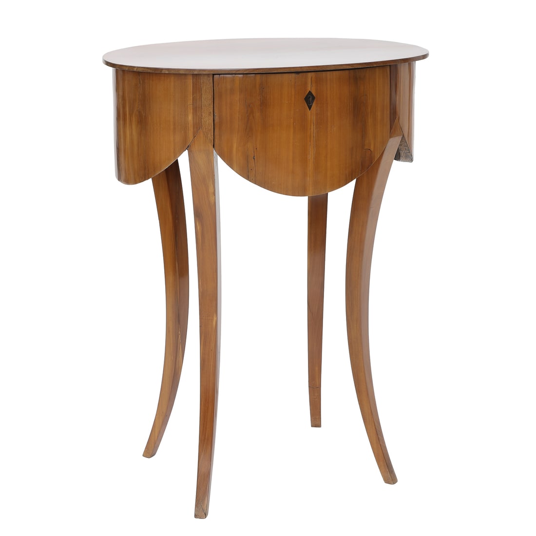 19th C. Continental Oval Side Table (1 of 7)