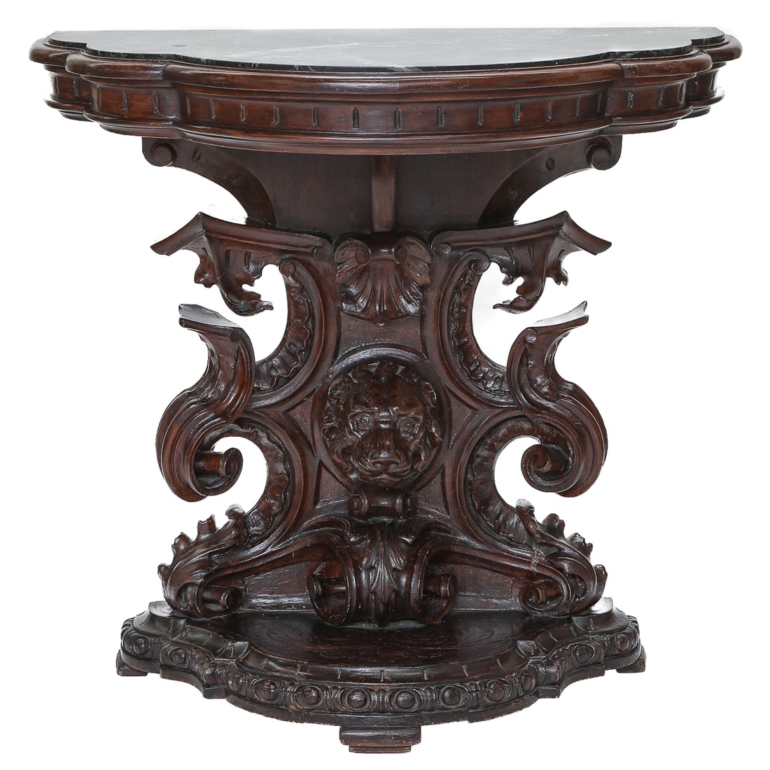 19th C. Venetian Walnut Console Table (1 of 7)