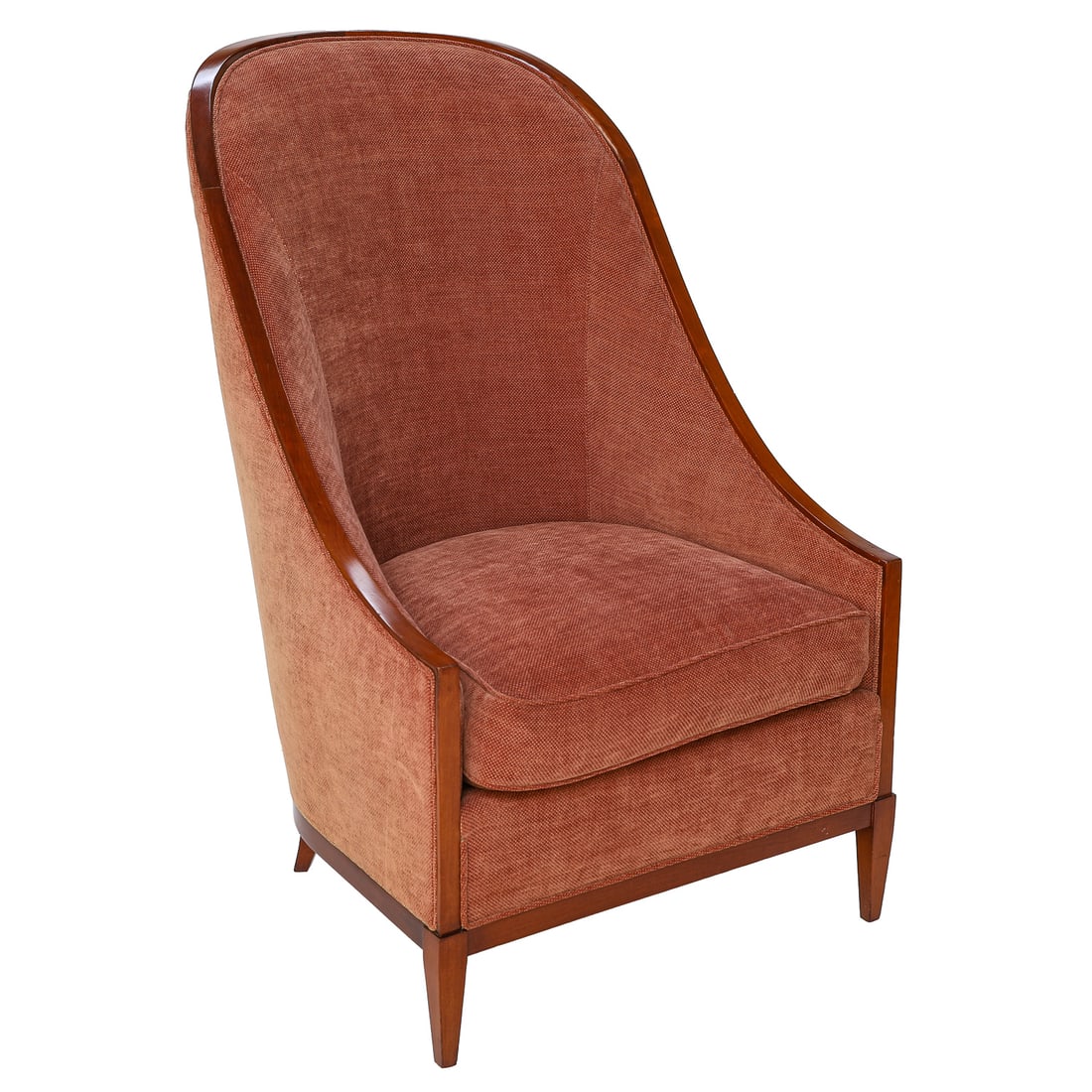 Vintage John Widdicomb Upholstered Occasional Slipper Chair (1 of 8)