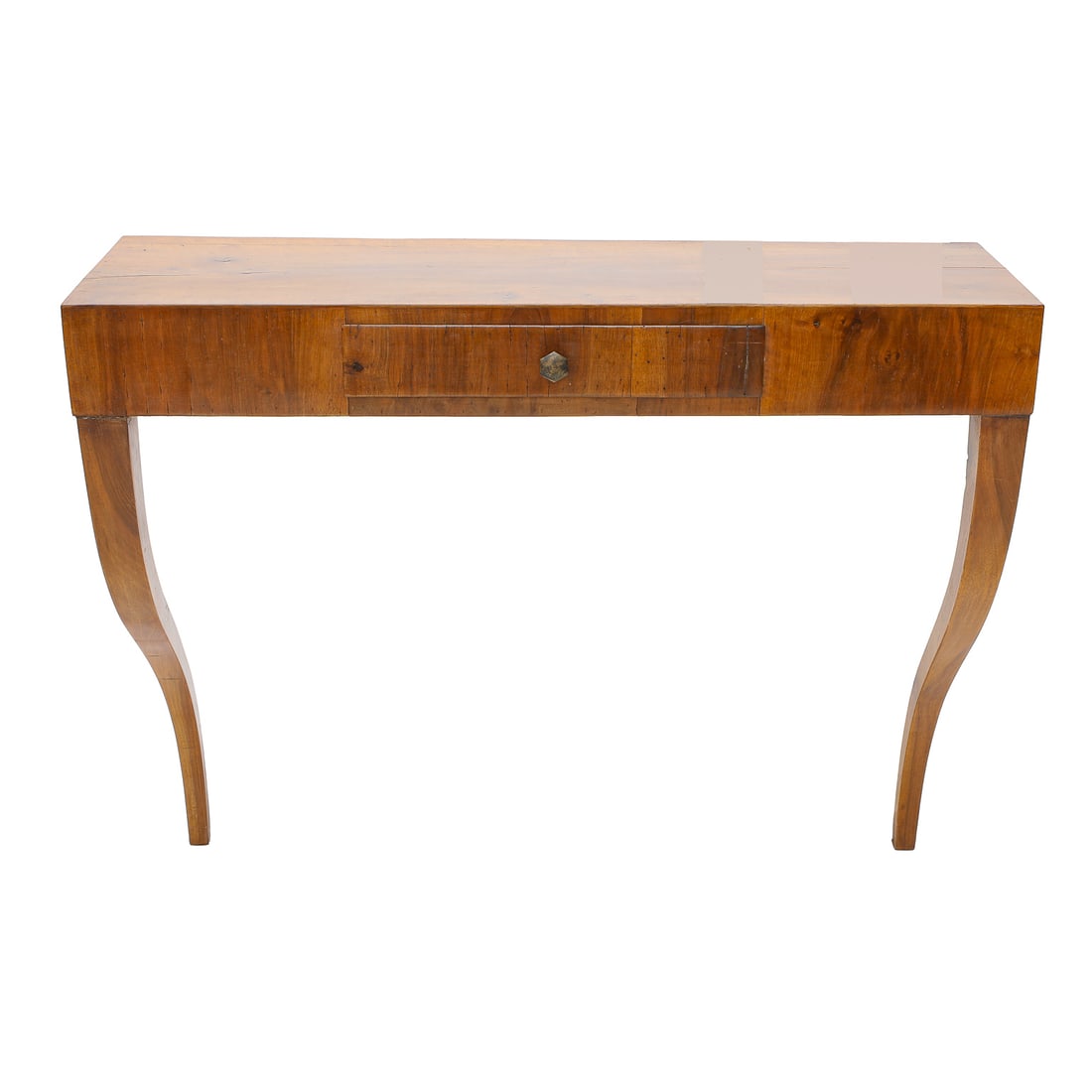 Late 19th C. Fruitwood French Provincial Style Wall Mounted Console Table (1 of 6)