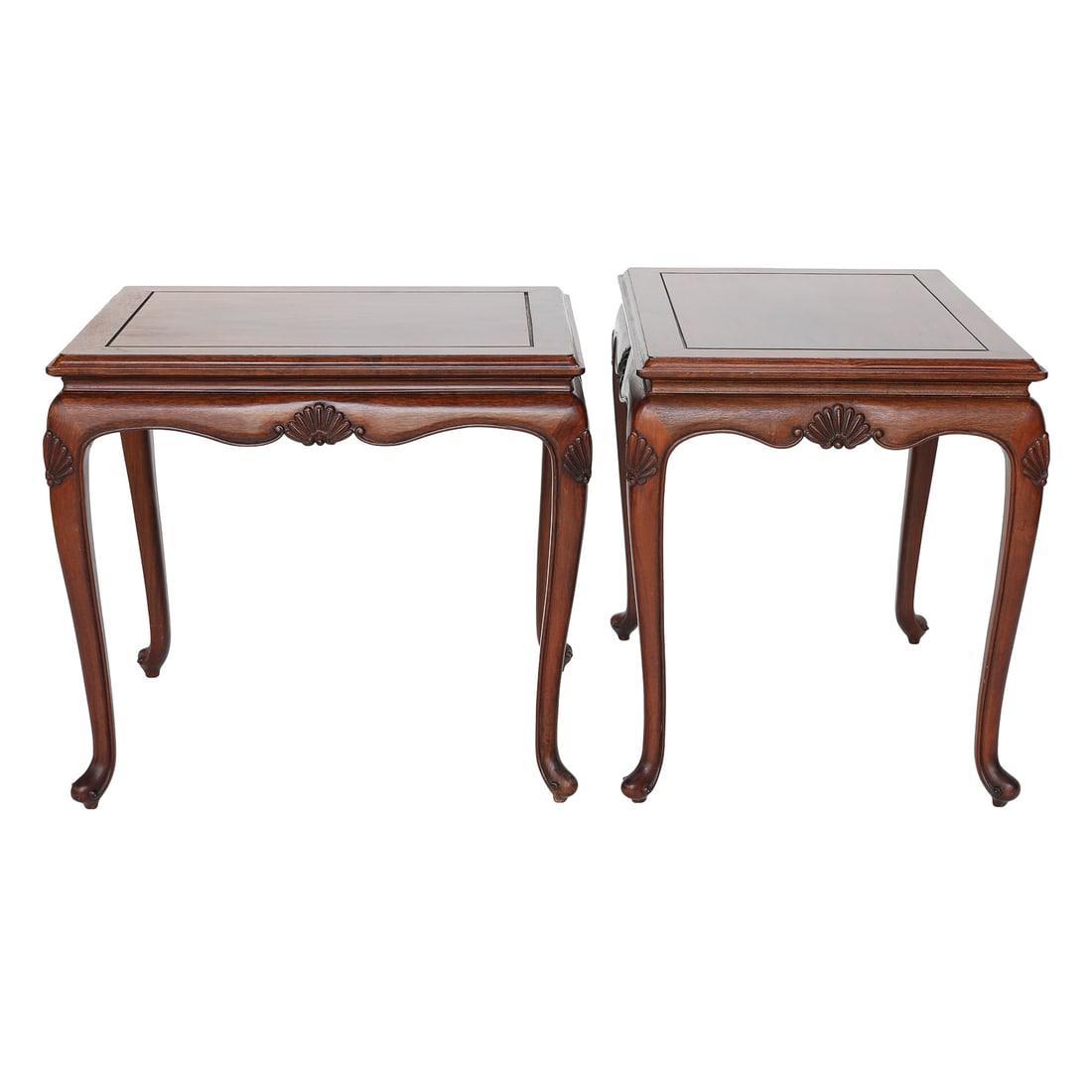 Vintage Rosewood Rectangular End Tables, Pair (1 of 6)