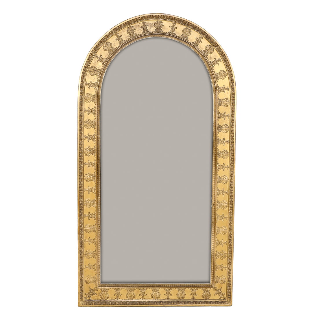 19th C. English Gold Leaf Dome Shaped Top Wall Mirror (1 of 5)