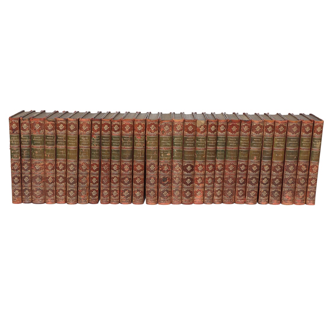 Collection of Whyte Melville's Novel Leather Bound Books, Twenty-Seven (27) Total (1 of 6)