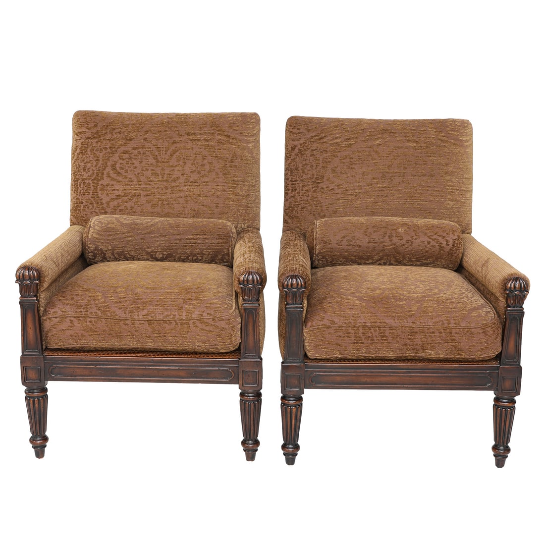 Theodore Alexander Althorp Collection Occasional Arm Chairs, Pair (1 of 10)