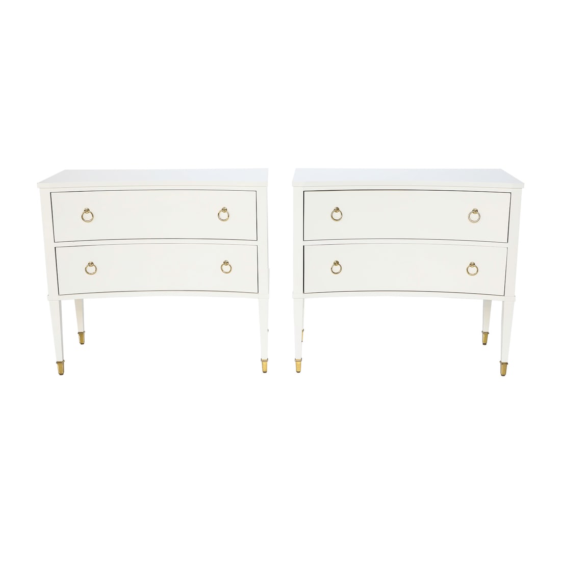 Highland House White Dove Stanmore Chest of Drawers, Pair (1 of 7)