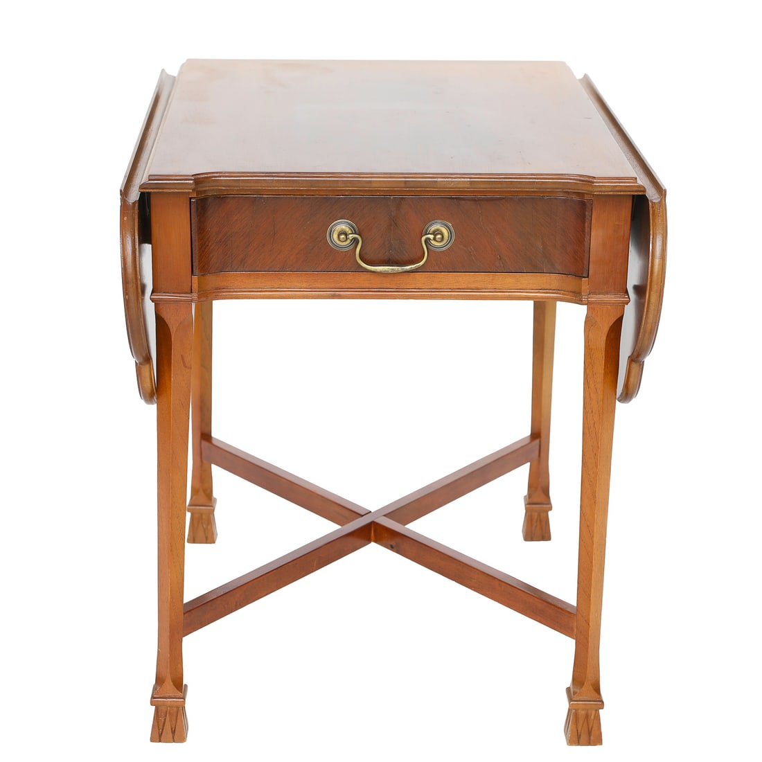 Walnut Pembroke Occasional Side Table (1 of 7)